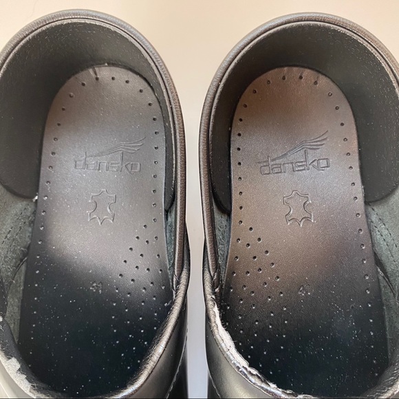 Dansko Black Leather Clog Mules EU41 - Picture 5 of 6